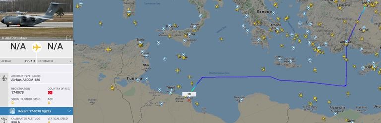 طائرة شحن عسكرية تركية - أرشيفية