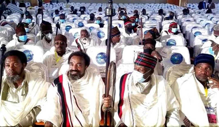 جانب من احتفال قومية الأورومو بنظام "قدا"