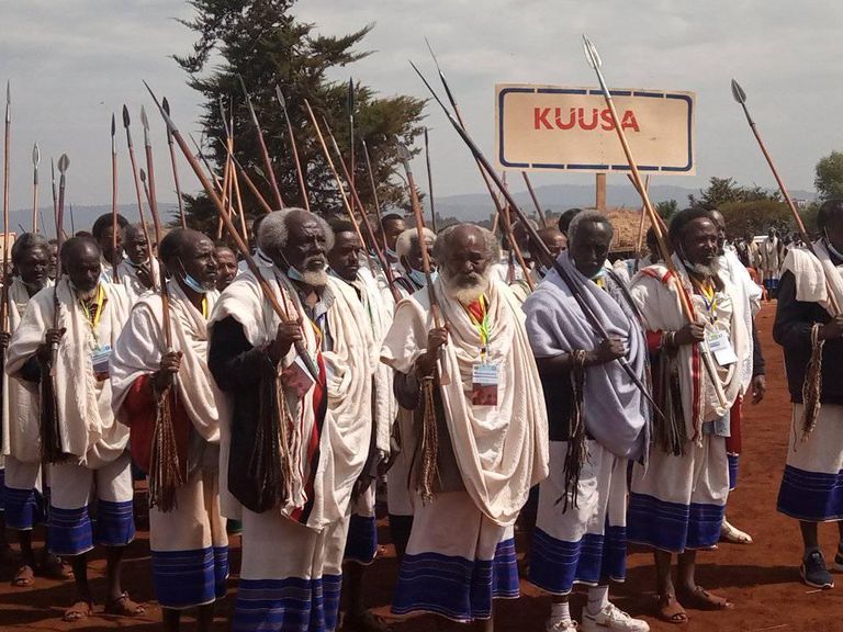 جانب من احتفال قومية الأورومو بنظام "قدا"