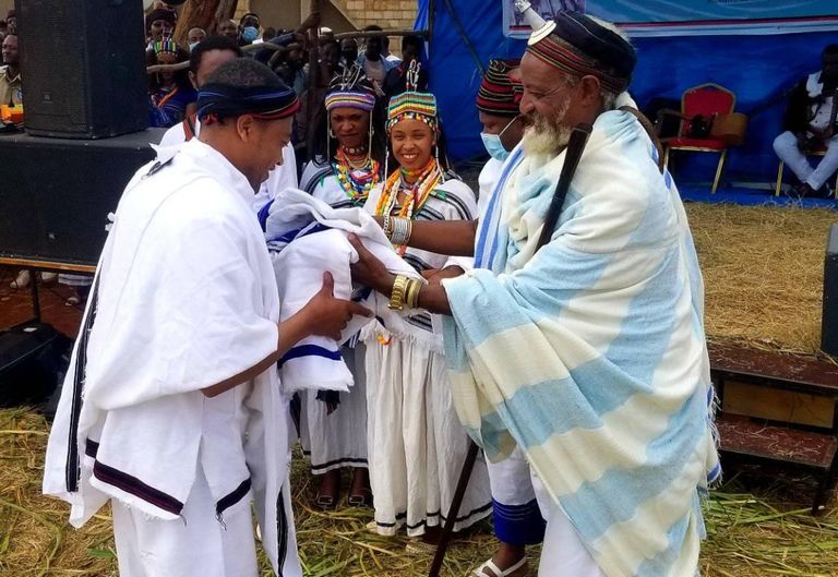 جانب من احتفال قومية الأورومو بنظام "قدا"