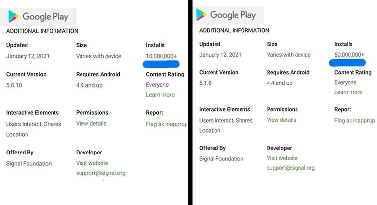 إقبال رهيب على سيجنال  صراع بين تطبيقات المراسلة
