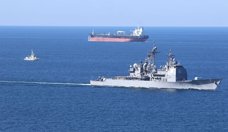 جانب من التدريبات البحرية الإماراتية الأمريكية