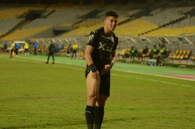 إمام عاشور لاعب وسط الزمالك حسام البدري مدرب منتخب مصر