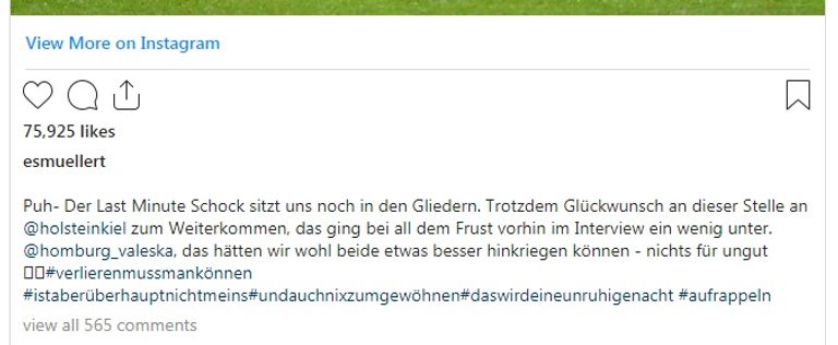 تغريدة مولر المذيعة الإيطالية فاليسكا هومبورج