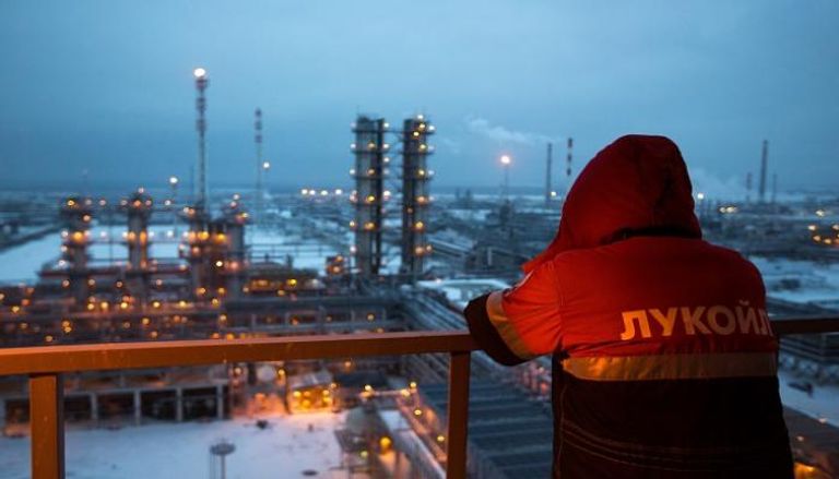 موقع لاستخراج النفط والغاز في روسيا