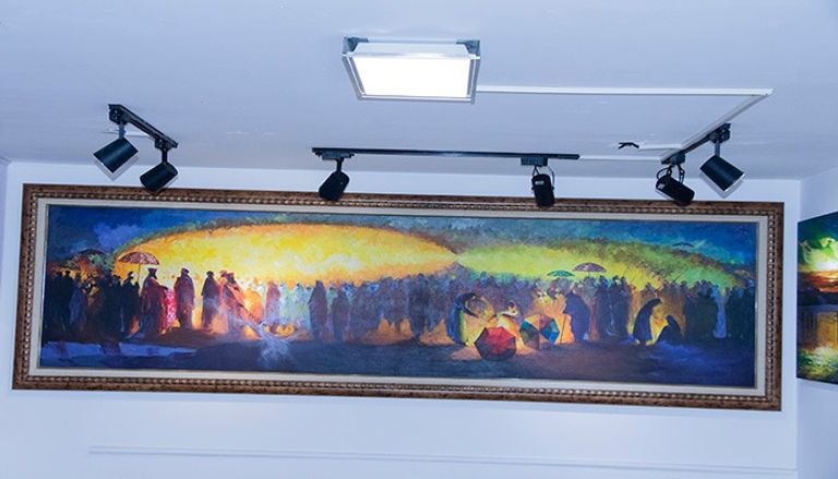 معرض للفنان التشكيلي الإثيوبي تكلماريام زودي