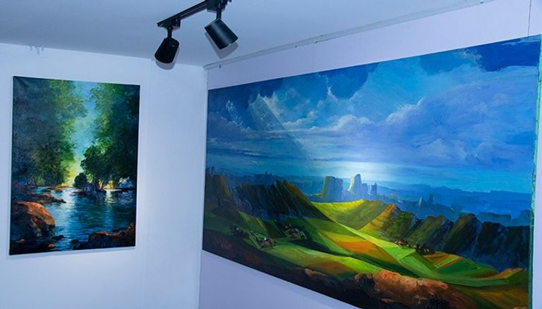 معرض للفنان التشكيلي الإثيوبي تكلماريام زودي