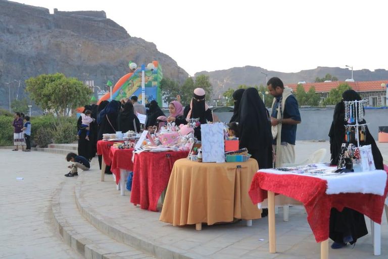 المهرجان جذب الكثير من المواطنين في عدن