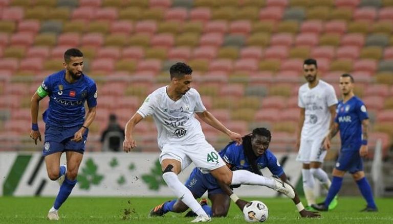 من مواجهة الأهلي ضد الهلال في الدوري السعودي