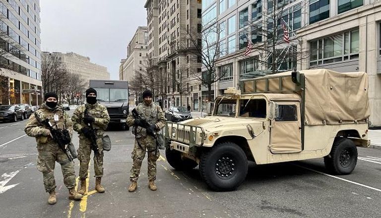 الحرس الوطني في شوارع العاصمة واشنطن - رويترز