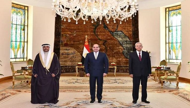 الرئيس السيسي خلال لقاء العسومي