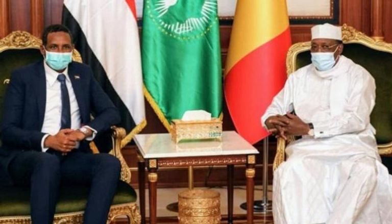 الرئيس التشادي ونائب رئيس مجلس السيادة السوداني