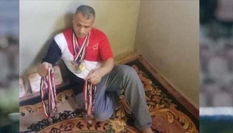 عصام الحديدي بطل مصر في ألعاب القوى لذوي الهمم