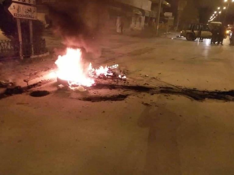 جانب من التعزيزات الأمنية لردع أعمال الشغب بتونس