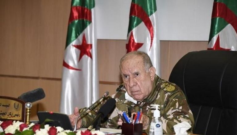 جانب من كلمة قائد الجيش الجزائري بالناحية العسكرية الثالثة