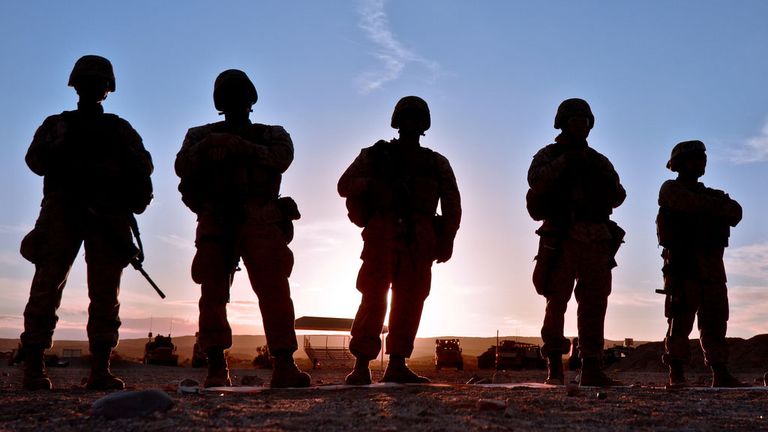 عناصر من الحرس الوطني خلال تأمين إحدى المظاهرات