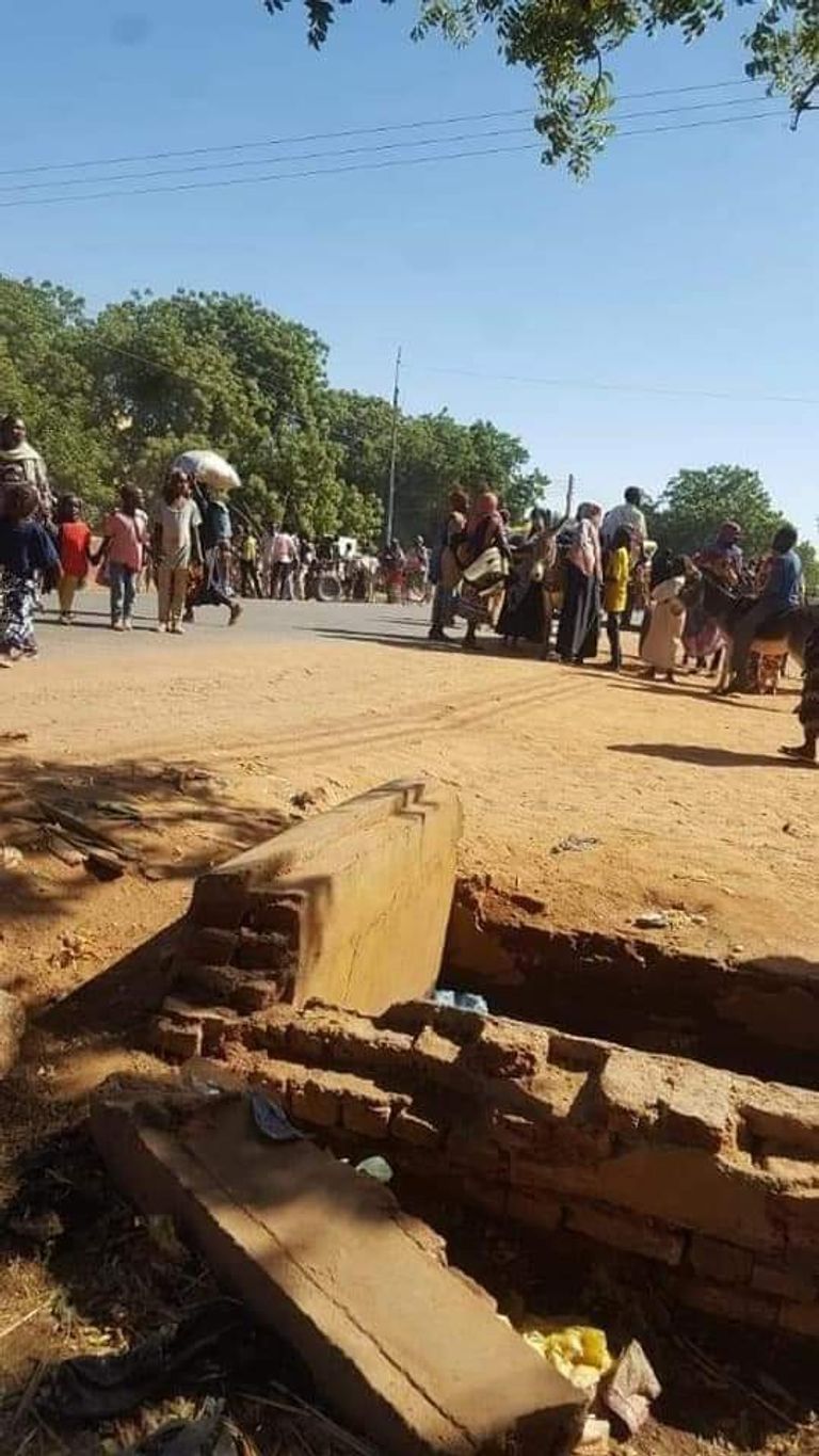 نازحون من غرب دارفور نتيجة أعمال العنف والشغب
