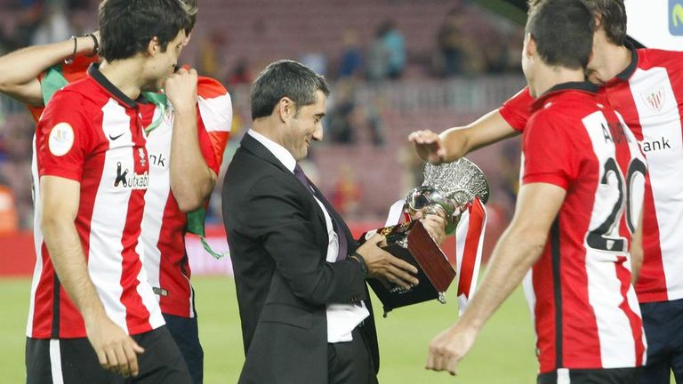 إرنستو فالفيردي من فوز أتلتيك بلباو على برشلونة في 2015