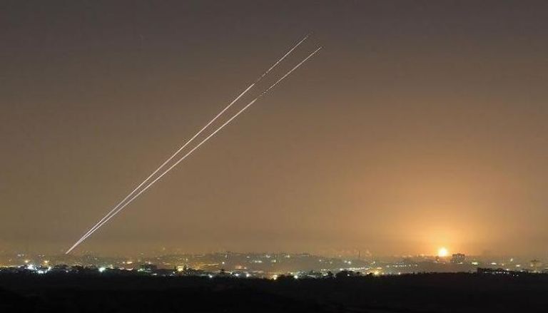 إطلاق صواريخ من غزة تجاه جنوب إسرائيل - أرشيفية