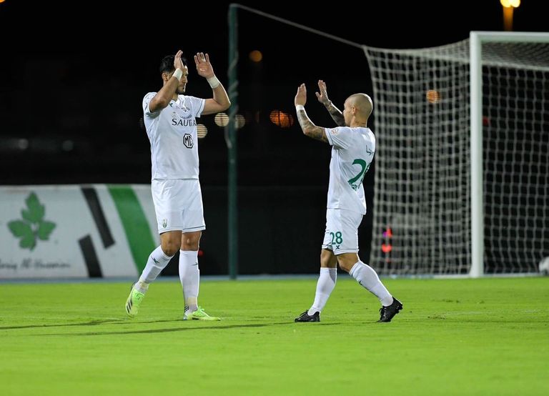 من مباراة الشباب والفيصلي