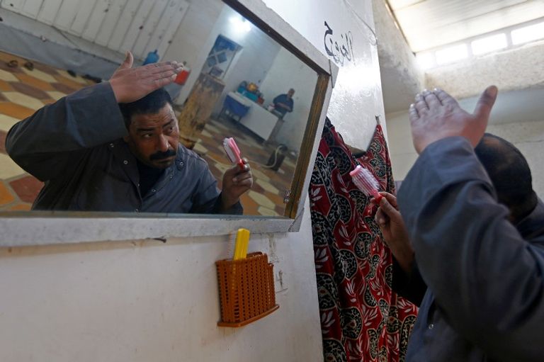 حمام شعبي للرجال في مدينة النجف العراقية