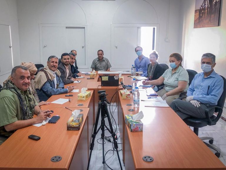 بعثة الأمم المتحدة خلال لقاء ممثلي مليشيا الحوثي الإرهابية مؤخرا تصاعد الهجمات الحوثية في مدينة الحديدة