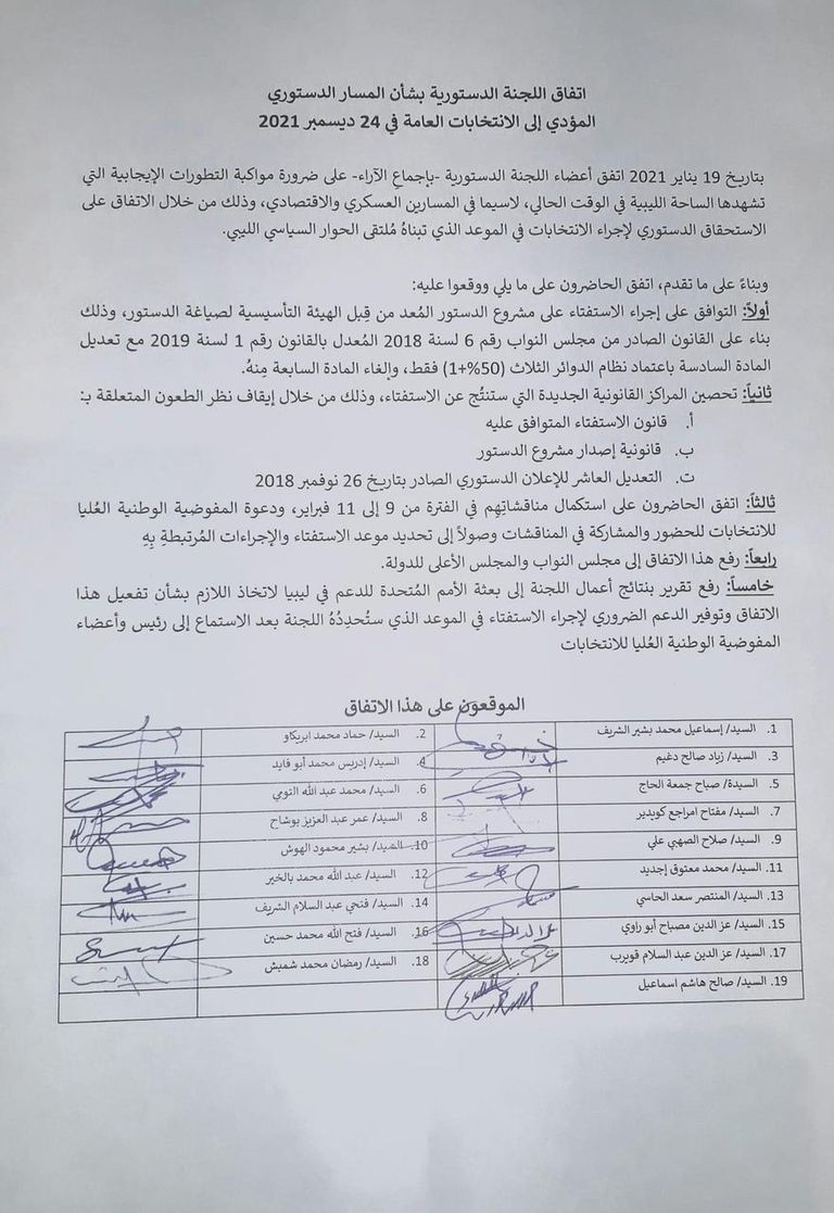 ملتقى الحوار الدستوري الليبي بالغردقة