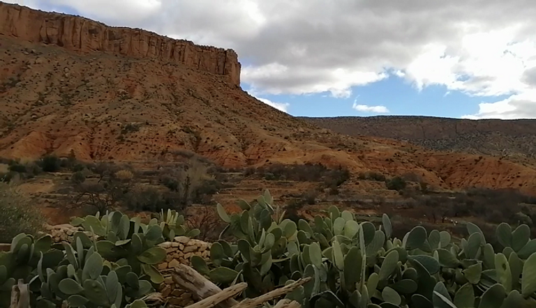 جانب من احتفالات أهل دشرة تاقوست الجزائرية برأس السنة الأمازيغية "يناير" 