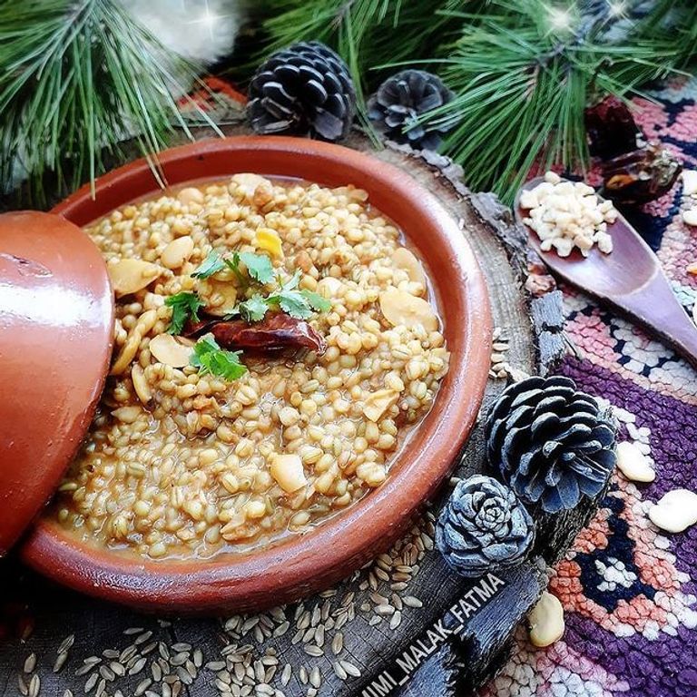 طبق الشرشم التقليدي الشاوي الأمازيغي في الجزائر