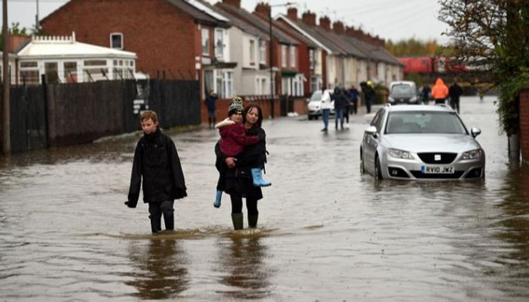 فيضانات في بريطانيا