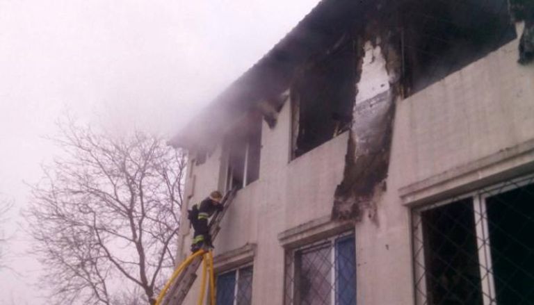 حريق في دار رعاية بأوكرانيا