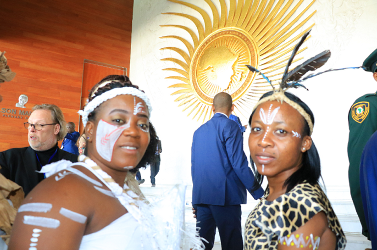 جانب من المشاركين في القمة الأفريقية العام الماضي 