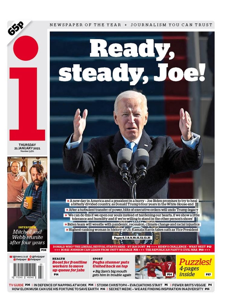 الصحف الغربية تحتفي ببايدن