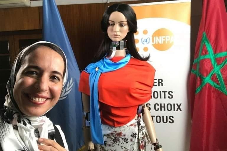 الروبوت المغربي شامة