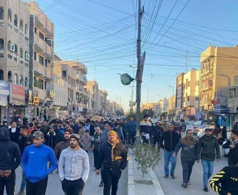 عراقية ثكلى بفقدان ولدها بتفجيرات الطيران في بغداد