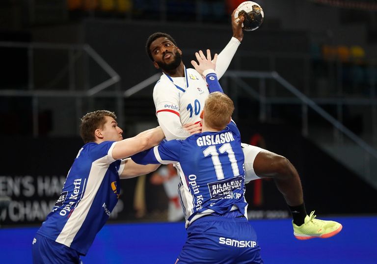 من مباراة فرنسا وأيسلندا في كأس العالم لكرة اليد فرحة منتخب مصر لكرة اليد بالفوز على بيلاروسيا