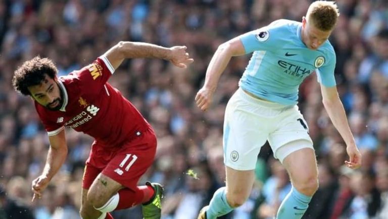كيفن دي بروين نجم مانشستر سيتي ومحمد صلاح نجم ليفربول فرانك لامبارد ومحمد صلاح نجم ليفربول