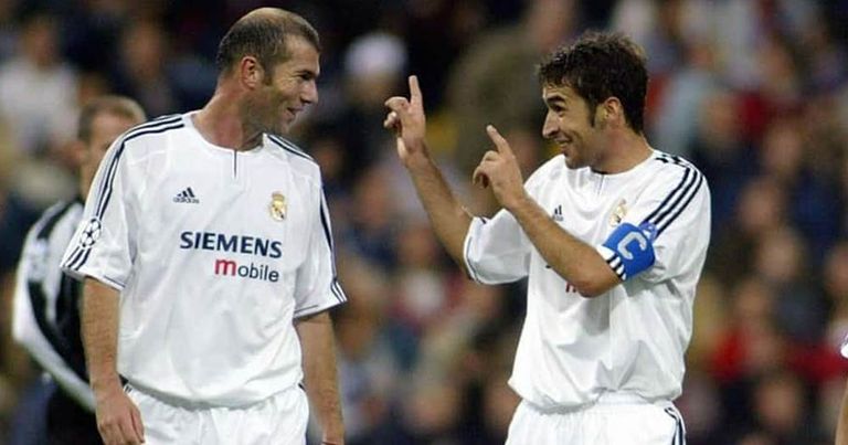 زيدان وراؤول الفرنسي زين الدين زيدان