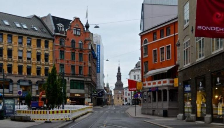 شارع فارغ في أوسلو 