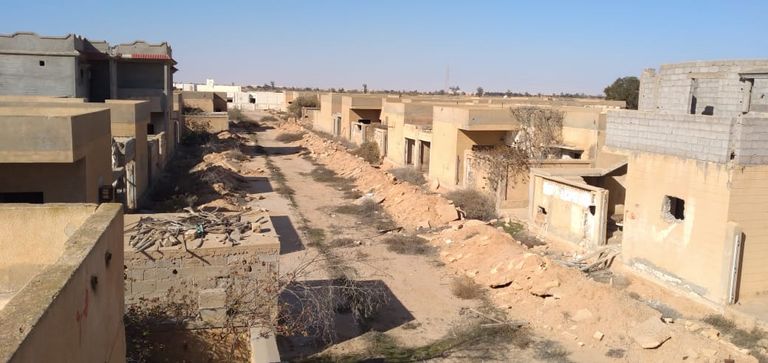 مدينة تاورغاء بعد تهجير مليشيات مصراتة لأهلها