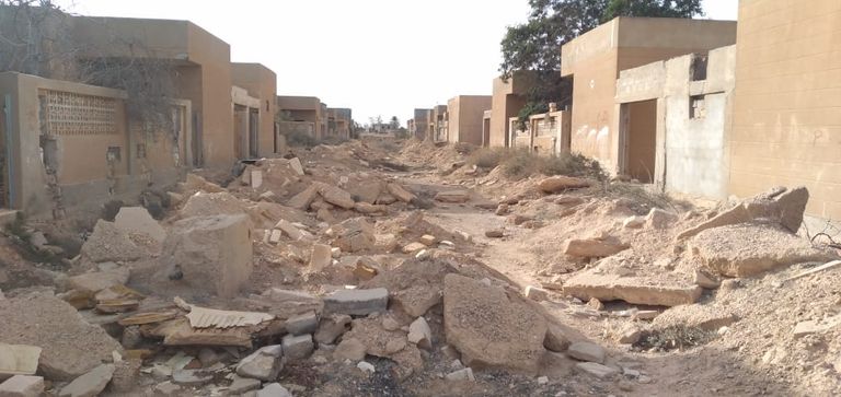 مدينة تاورغاء بعد تهجير مليشيات مصراتة لأهلها