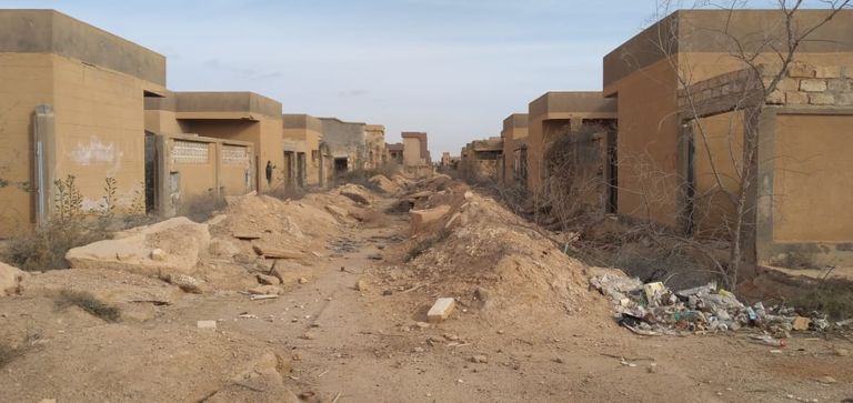 مدينة تاورغاء بعد تهجير مليشيات مصراتة لأهلها