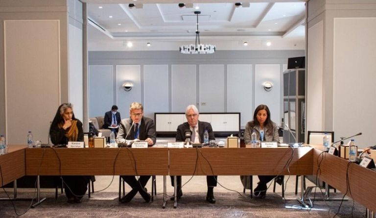 جانب من الاجتماع اليمني برعاية أممية