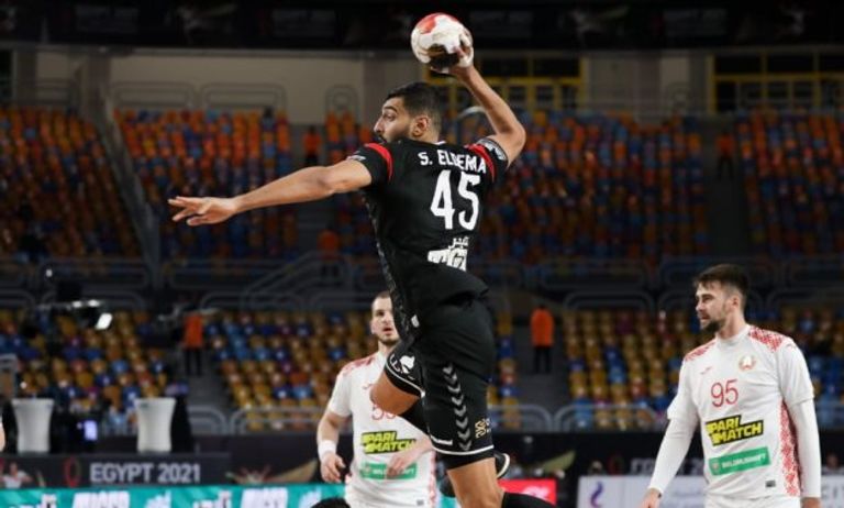 من مواجهة منتخب مصر أمام سلوفينيا في مونديال اليد
