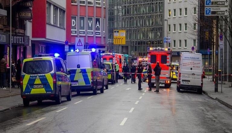 انتشار كثيف للشرطة الألمانية في موقع الحادث