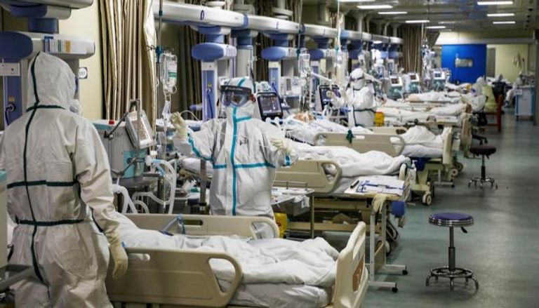مستشفى لعلاج المصابين بفيروس كورونا في الصين