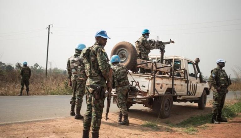 عناصر من قوات حفظ السلام في أفريقيا الوسطى - أ.ف.ب