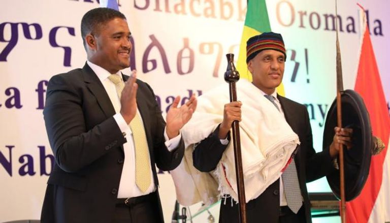 حاكما إقليمي أوروميا شيملس أبديسا والصومال مصطفى محمد 
