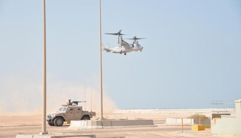 جانب من فعاليات التمرين العسكري الإماراتي الأمريكي