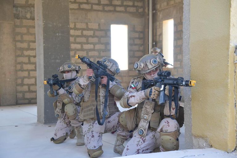 جانب من فعاليات التمرين العسكري الإماراتي الأمريكي